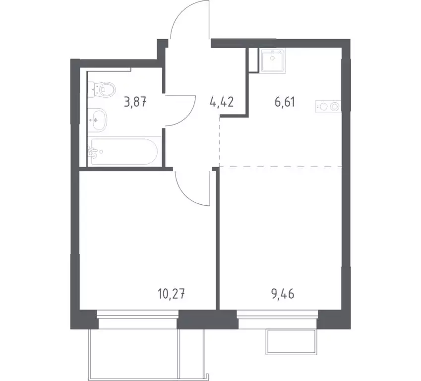 1-комнатная квартира: Химки, микрорайон Клязьма-Старбеево, квартал ... - Фото 1