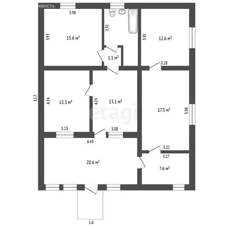 Дом в Владиславовка, улица Строителей, 16 (108.6 м) - Фото 1