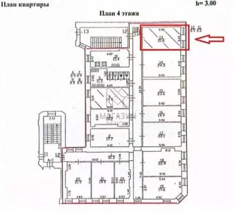 Комната Санкт-Петербург Выборгская наб., 35/1 (21.6 м) - Фото 1