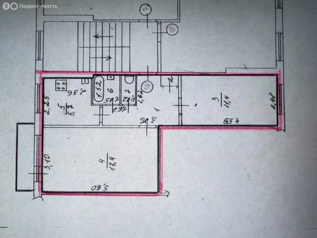 2-комнатная квартира: Дзержинск, улица Комбрига Патоличева, 13 (44.2 ... - Фото 1