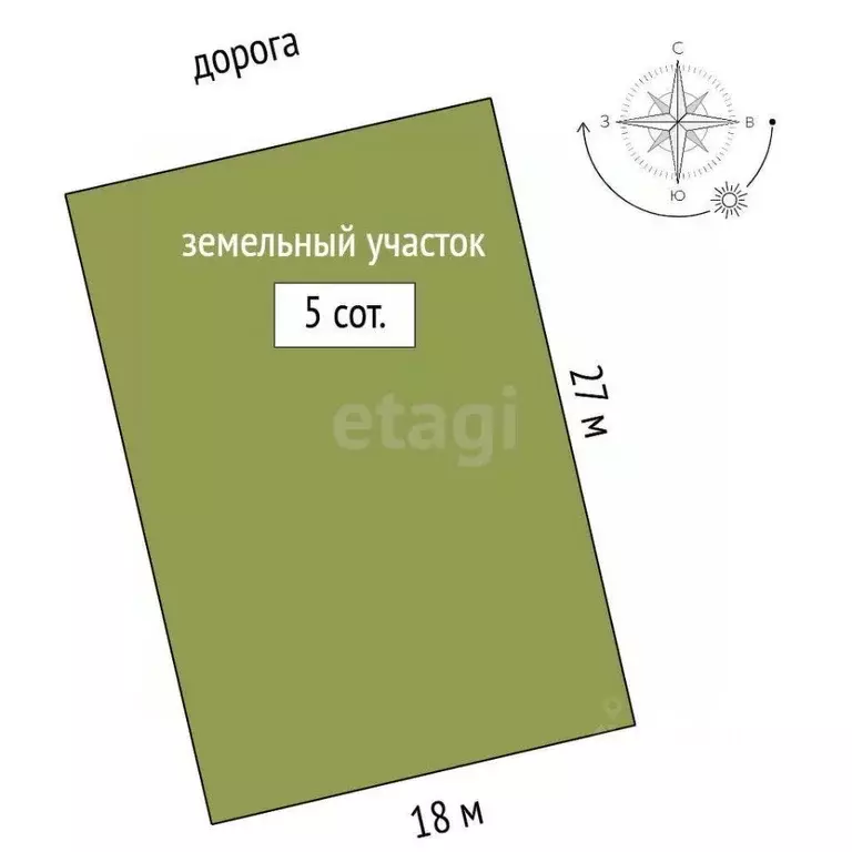 Участок в Ростовская область, Таганрог ул. Веры Рарий (5.0 сот.) - Фото 2