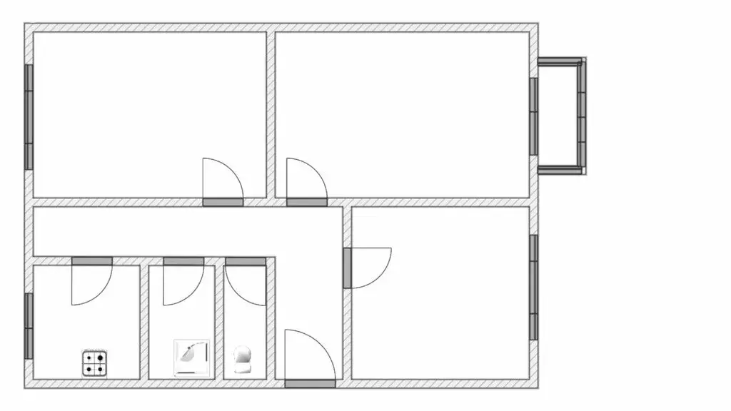 3-комнатная квартира: Рощино, Советская улица, 25 (61.2 м) - Фото 2