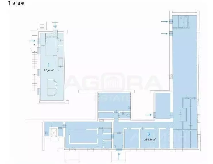 Торговая площадь в Москва Большая Грузинская ул., 12 (354 м) - Фото 1