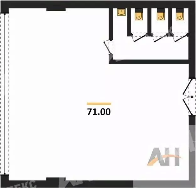 Помещение свободного назначения в Москва ул. Нижние Мневники, 37Ас3 ... - Фото 0