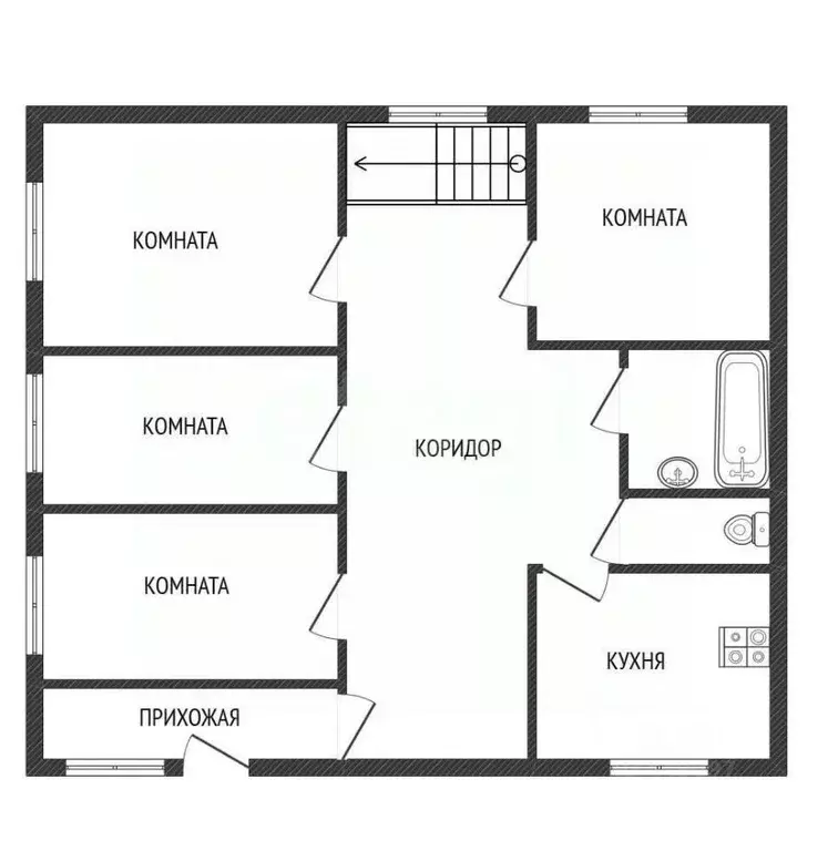 Дом в Смоленская область, Ярцево ул. Халтурина, 25 (255 м) - Фото 2