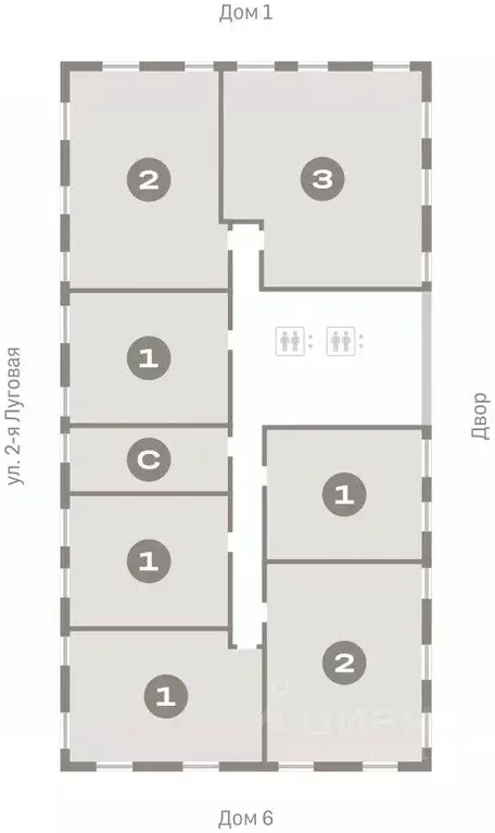 1-к кв. Тюменская область, Тюмень Мысовская ул., 26к2 (50.87 м) - Фото 1