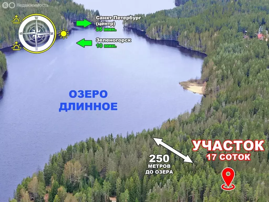 Участок в посёлок Ильичёво, Верхняя улица (17 м) - Фото 0
