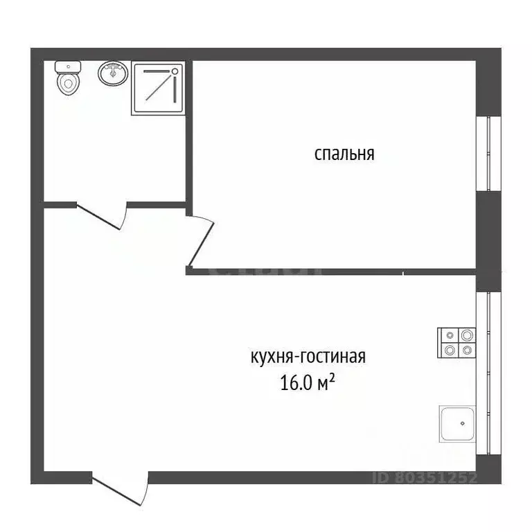 1-к кв. Ставропольский край, Предгорный муниципальный округ, Новая ... - Фото 2