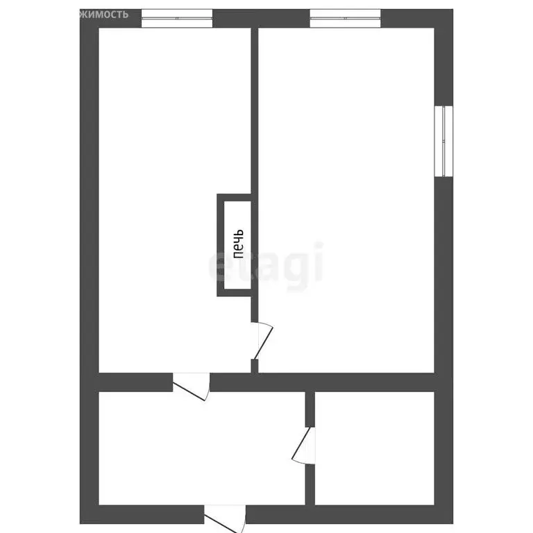 Дом в Читинский район, село Смоленка (42.3 м) - Фото 1