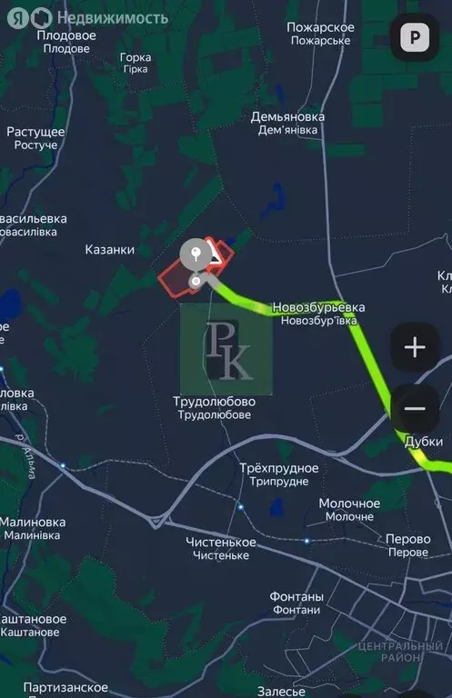 Участок в Чистенское сельское поселение, село Камышинка (6.7 м) - Фото 1