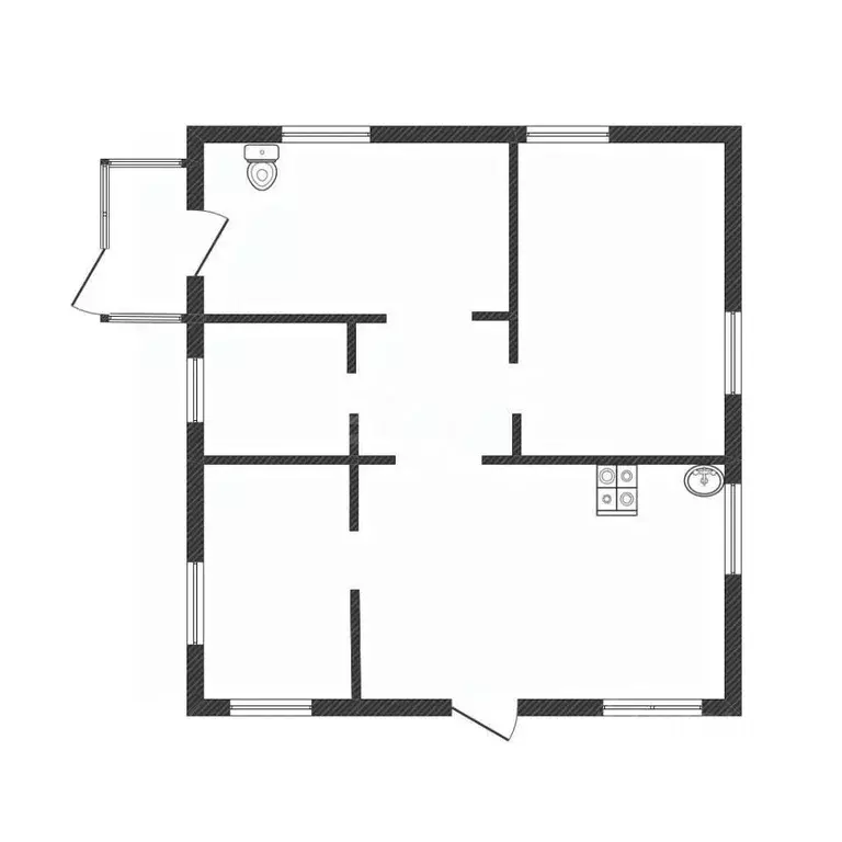 Дом в Смоленская область, Красный пгт ул. Социалистическая, 31 (50 м) - Фото 1