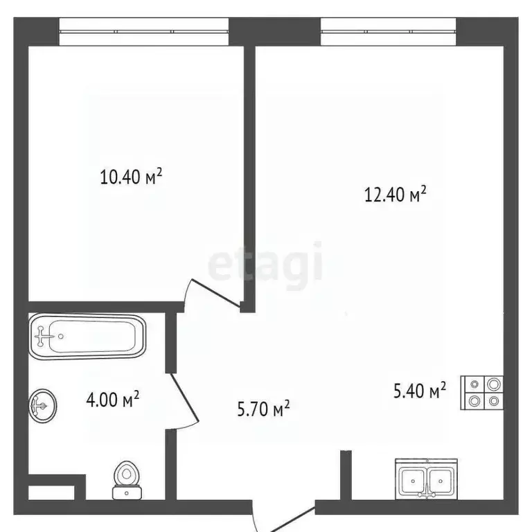 1-к кв. Москва Большая Филевская ул., 3к3 (38.1 м) - Фото 1