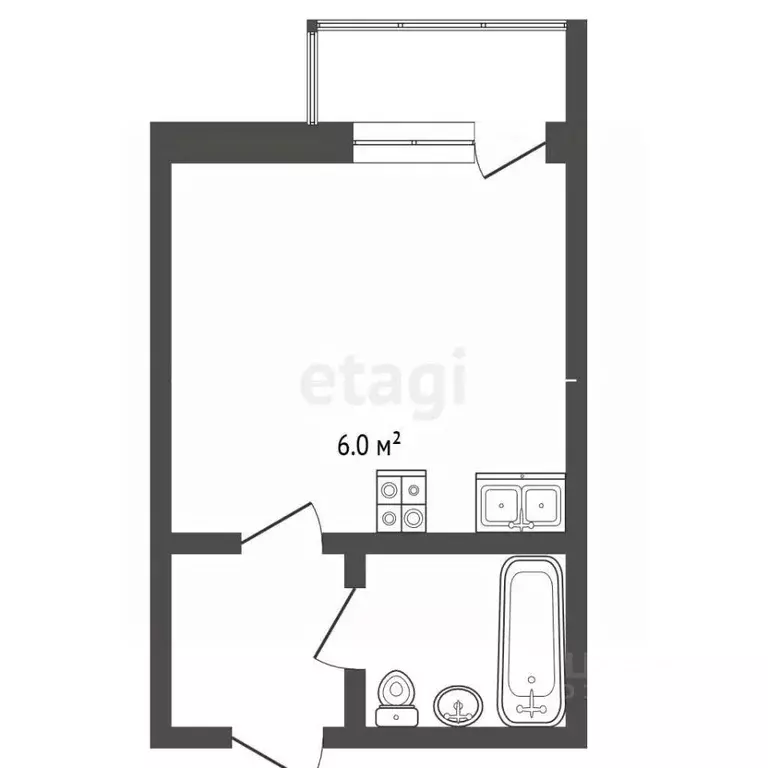 Студия Вологодская область, Шексна рп, Шексна Северная мкр ул. Труда, ... - Фото 2