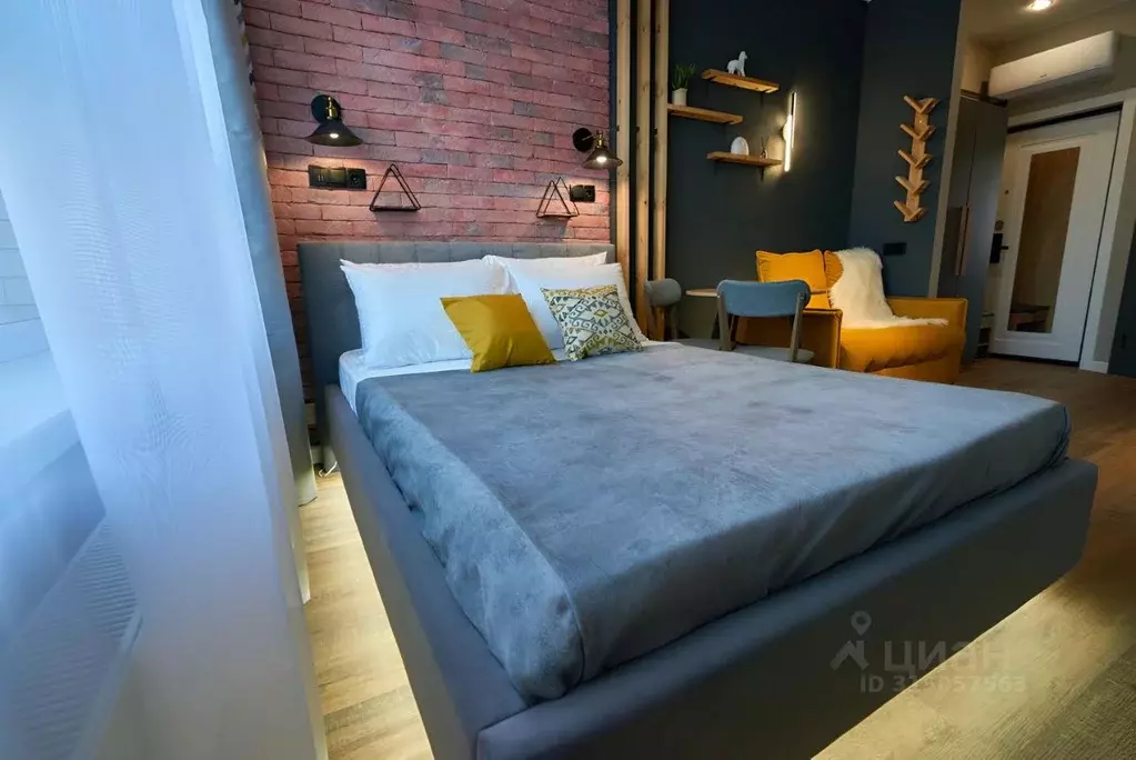 Студия Иркутская область, Иркутск ул. Эдуарда Дьяконова, 14 (27.0 м) - Фото 2