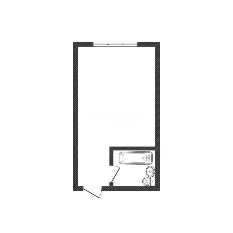 Квартира-студия: Юрга, улица Машиностроителей, 49 (22.9 м) - Фото 1