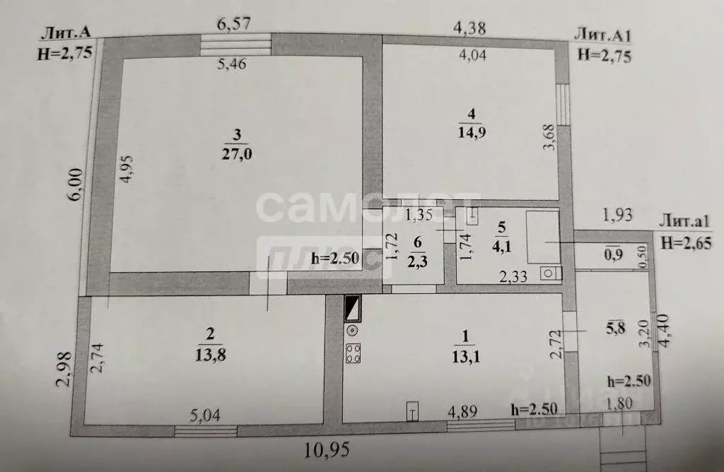 Дом в Липецкая область, Грязинский муниципальный округ, с. Сошки ул. ... - Фото 2