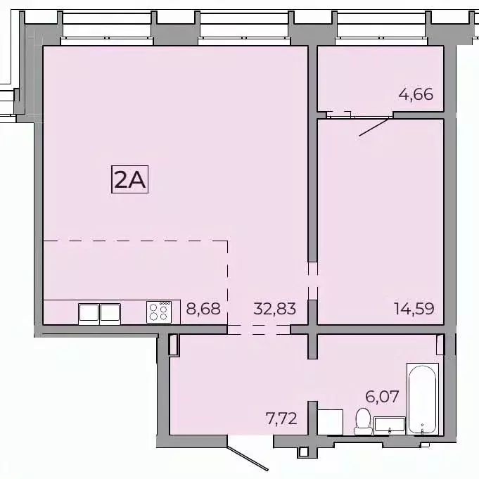 2-к кв. Иркутская область, Иркутск Байкальская ул., 89 (75.5 м) - Фото 0