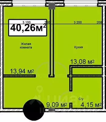 1-к кв. Ставропольский край, Ессентуки ул. Благодатная, 24 (40.26 м) - Фото 0