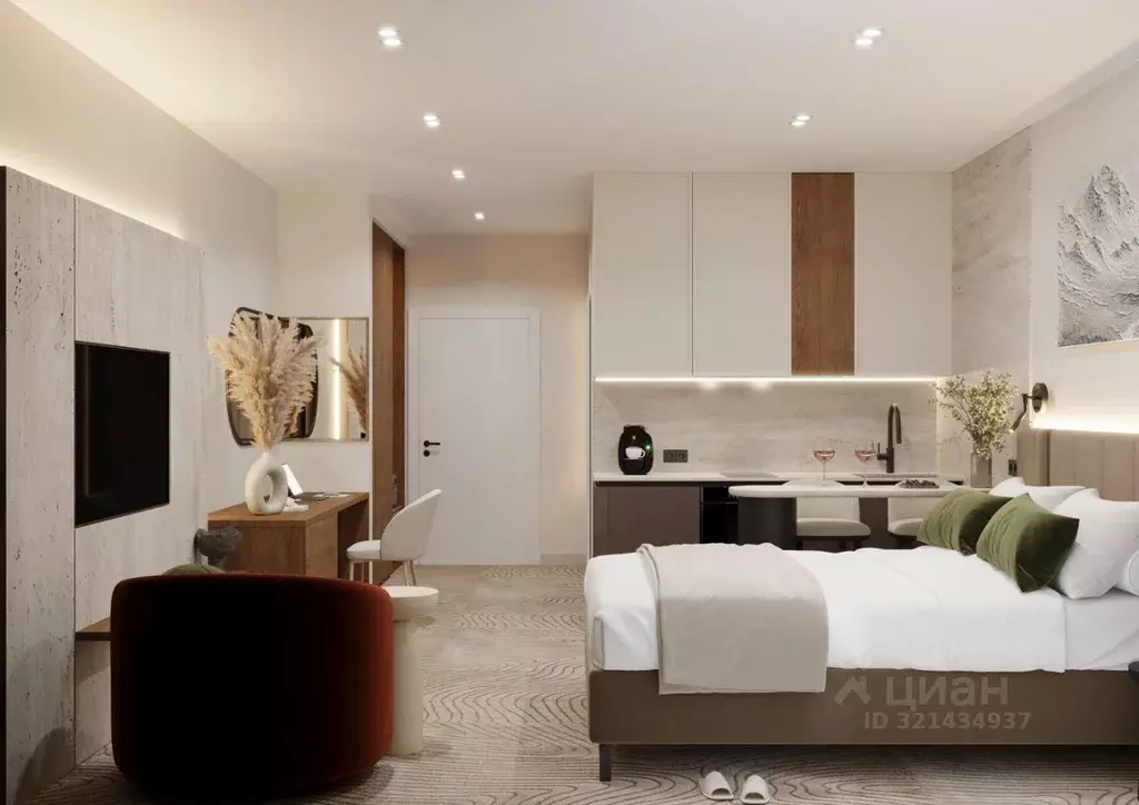 Студия Карачаево-Черкесия, Зеленчукский район, с. Архыз  (28.95 м) - Фото 2