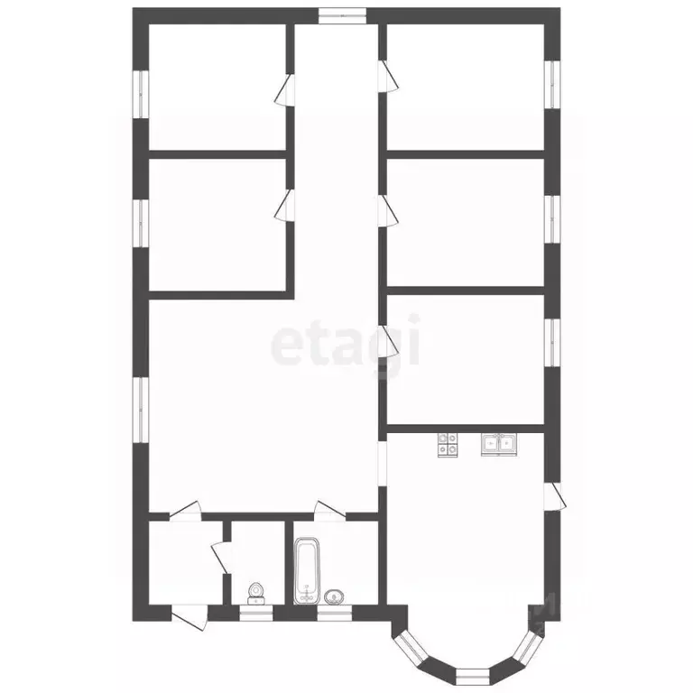 Дом в Тамбовская область, пос. Первомайский, Майский мкр проезд 2-й ... - Фото 1