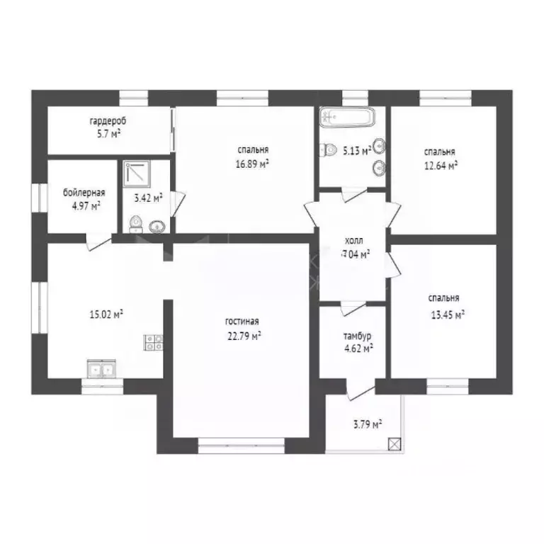 Коттедж в Тюменская область, Тюменский район, с. Кулаково тракт ... - Фото 2