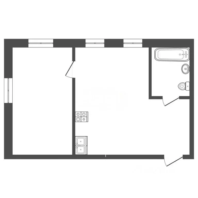 1-к кв. Москва ул. Берзарина, 12 (40.0 м) - Фото 2
