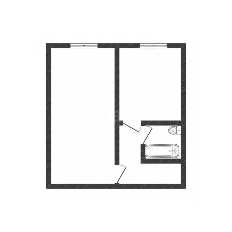 1-к кв. Липецкая область, Липецк ул. Жуковского, 25 (34.0 м) - Фото 2