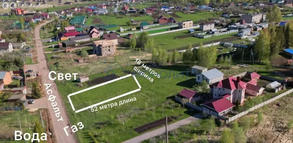 Участок в село Хыркасы, Новая улица (9.06 м) - Фото 2