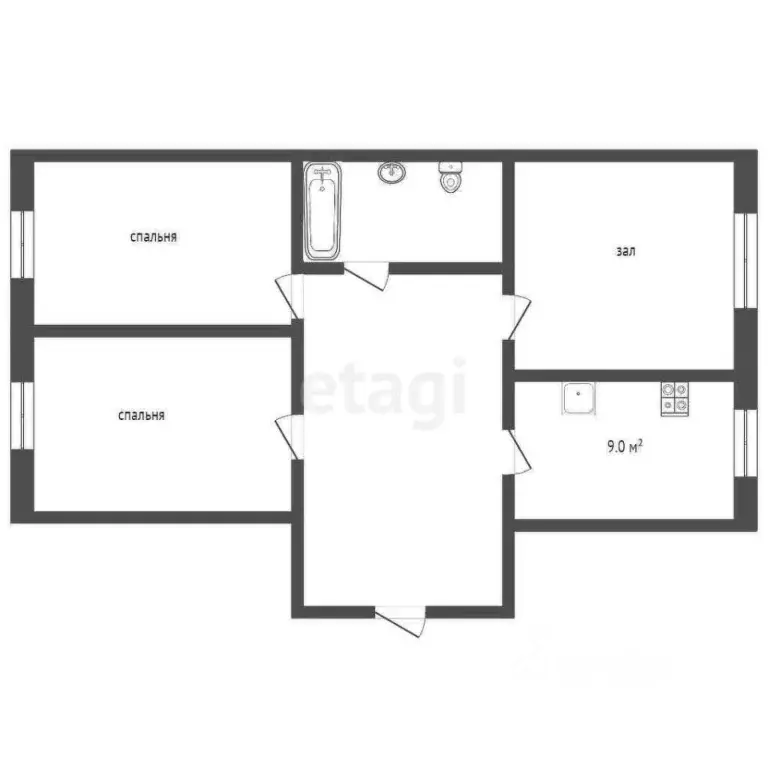 3-к кв. Забайкальский край, Чита ул. Шилова, 20 (79.7 м) - Фото 1