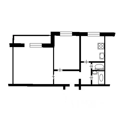 2-к кв. Хакасия, Абакан ул. Торосова, 12 (51.0 м) - Фото 1