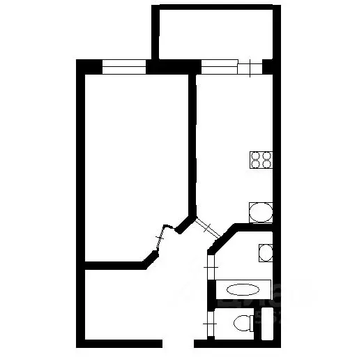 1-к кв. Санкт-Петербург Коломяжский просп., 15к1 (36.0 м) - Фото 2