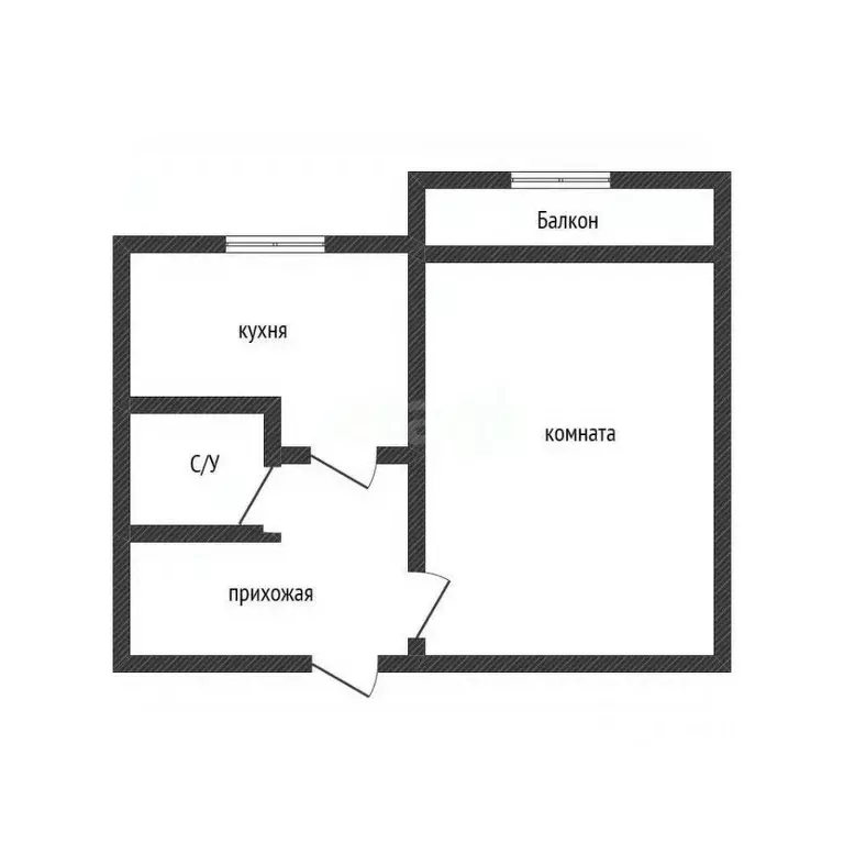 1-к кв. Тверская область, Ржев ул. Ленина, 22 (30.2 м) - Фото 1