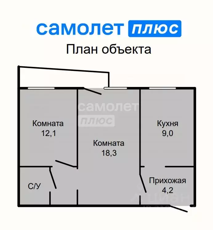 2-к кв. Свердловская область, Екатеринбург ул. Шаумяна, 93 (47.9 м) - Фото 1