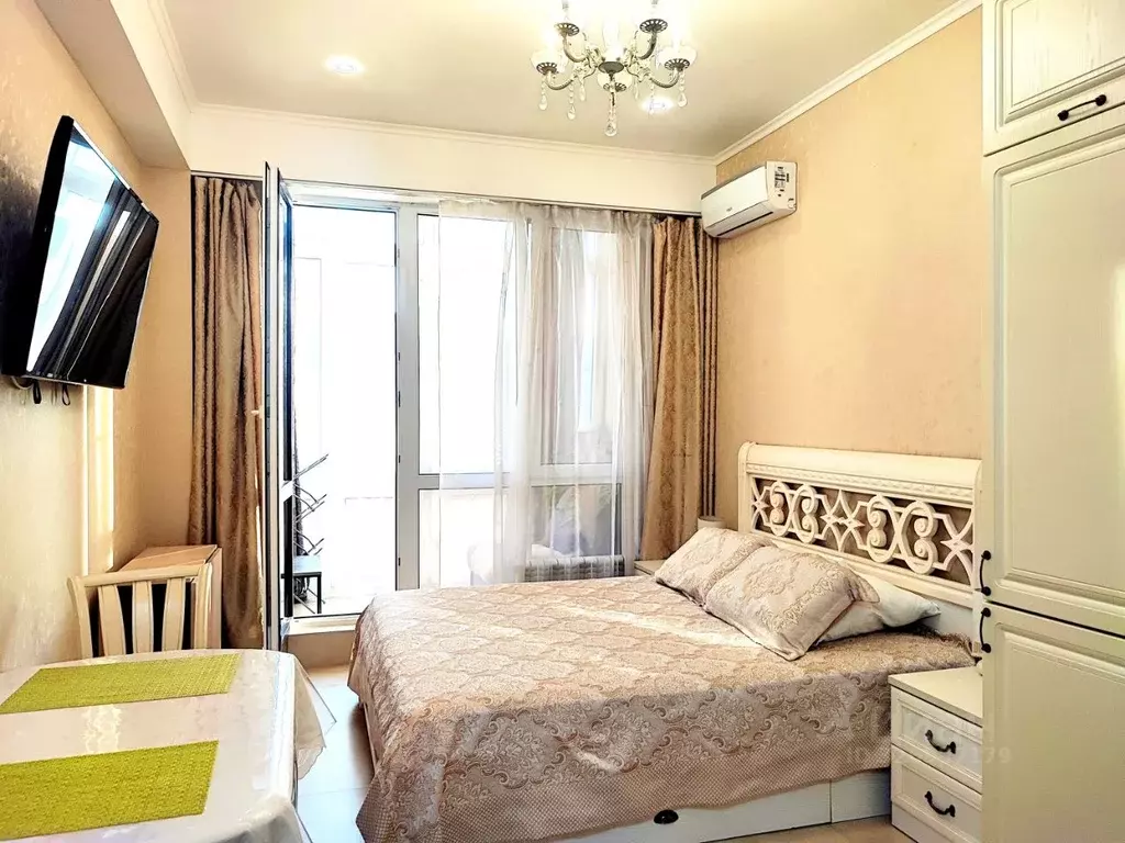 Студия Краснодарский край, Сочи Новый Сочи мкр, ул. Санаторная, ... - Фото 1