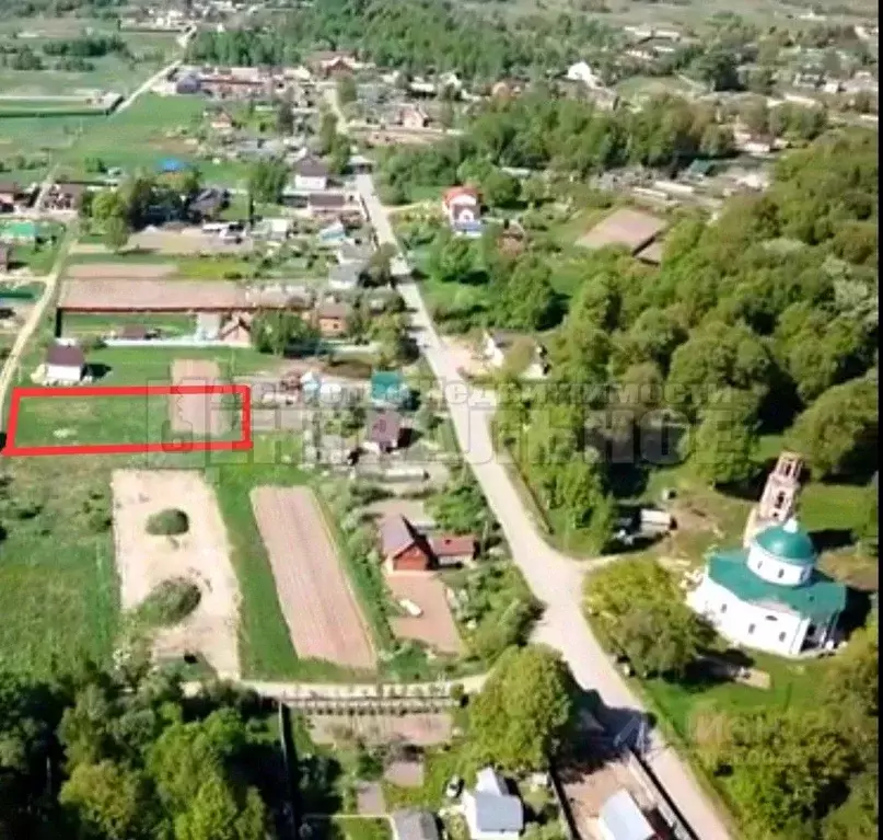 Участок в Смоленская область, Смоленский муниципальный округ, д. Рай ... - Фото 0