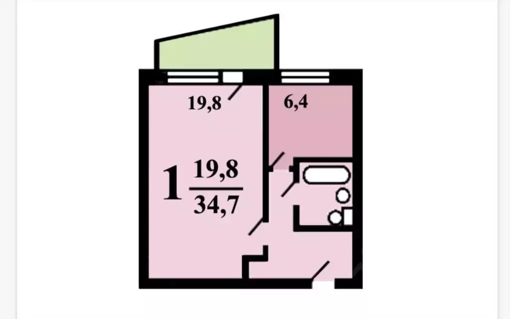 1-к кв. Москва Ставропольская ул., 54К1 (34.0 м) - Фото 0