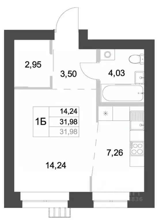 Студия Татарстан, Казань 33-й Военный городок,  (32.0 м) - Фото 2