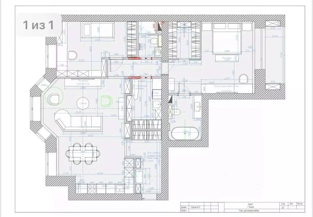 3-к кв. Тюменская область, Тюмень ул. 25 Октября, 34 (110.0 м) - Фото 2