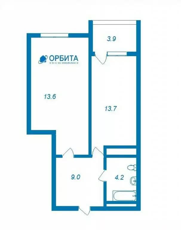 1-комнатная квартира: Тюмень, Суходольская улица, 16 (40.6 м) - Фото 1