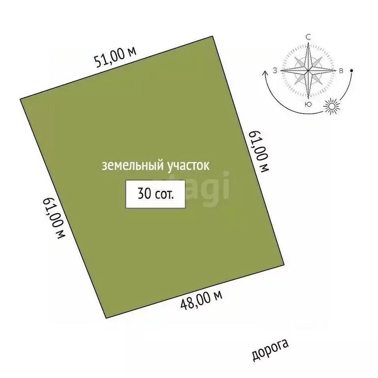 Участок в Амурская область, Благовещенский район, с. Усть-Ивановка ... - Фото 2