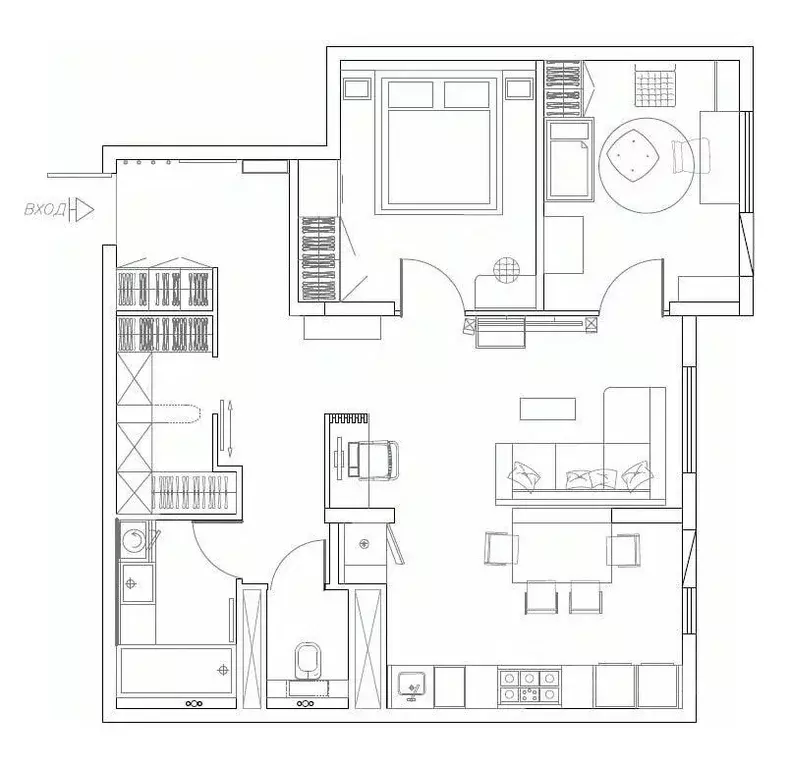 Квартира, 3 комнаты, 70.4 м - Фото 1