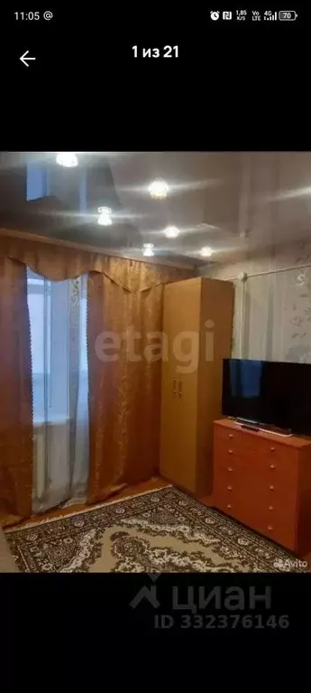 1-к кв. Коми, Микунь Усть-Вымский район, Пионерская ул., 72 (36.3 м) - Фото 2