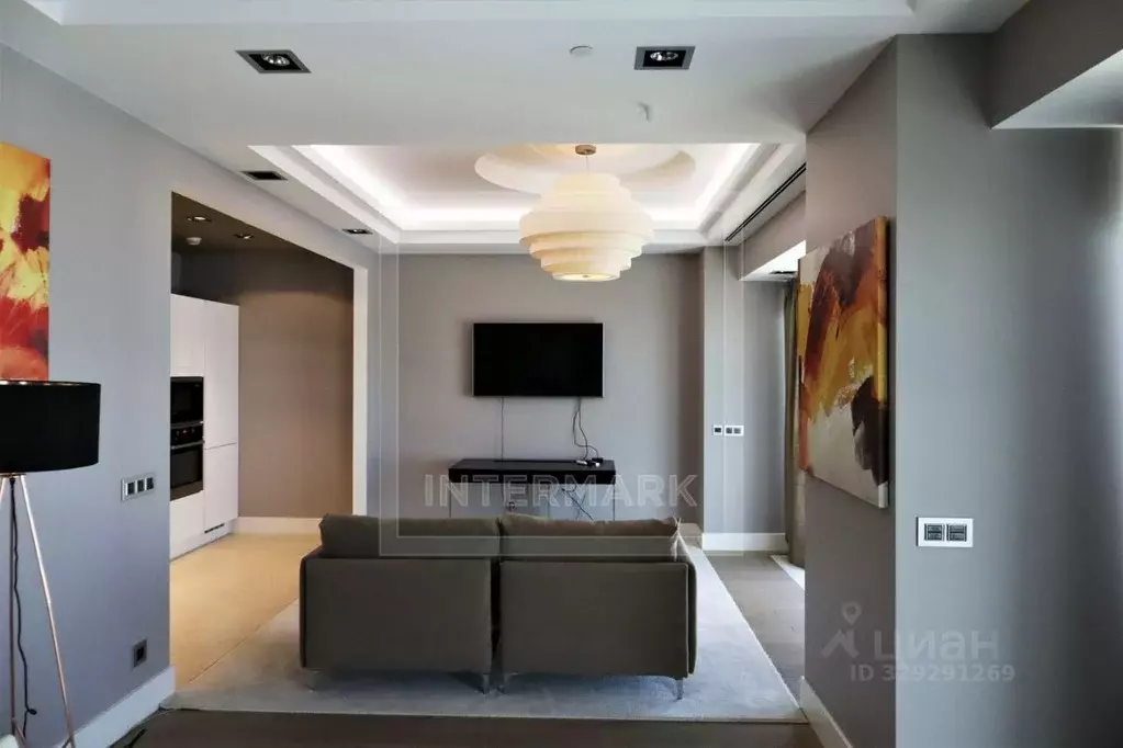 2-к кв. Москва 1-й Красногвардейский проезд, 15 (99.0 м) - Фото 2