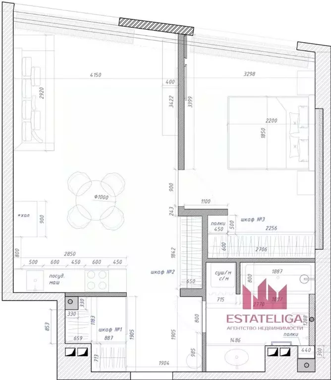 2-к кв. Москва Мытная ул., 40к2 (62.0 м) - Фото 2