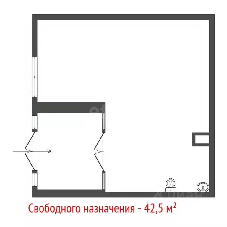 Помещение свободного назначения в Свердловская область, Екатеринбург ... - Фото 2