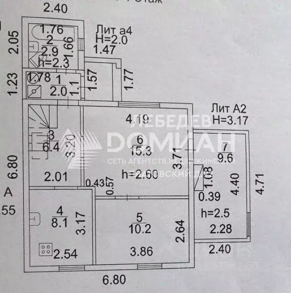Дом в Ростовская область, Новочеркасск ул. Каштанова, 26 (85 м) - Фото 2