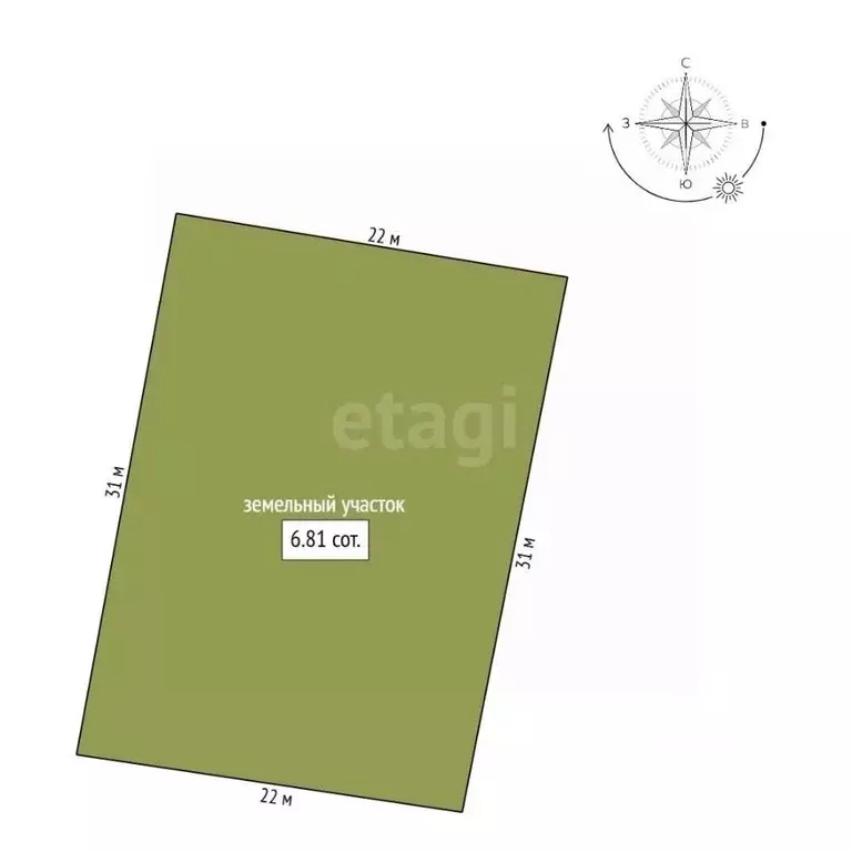 Участок в Амурская область, Благовещенск Новая ул., 68/3 (6.8 сот.) - Фото 2