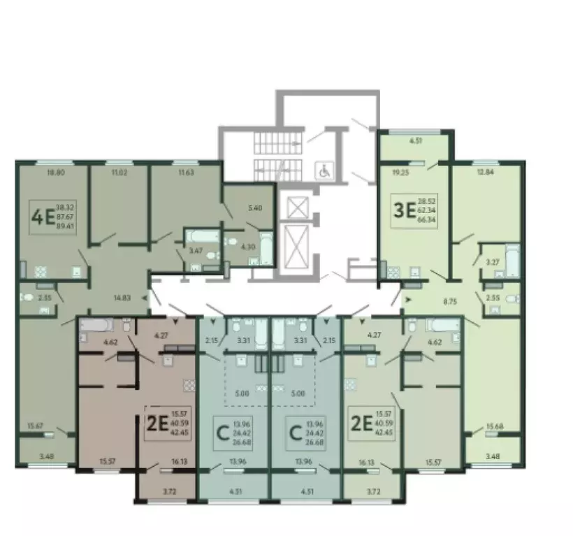 2-к кв. Воронежская область, с. Новая Усмань, Ольха мкр  (66.34 м) - Фото 2
