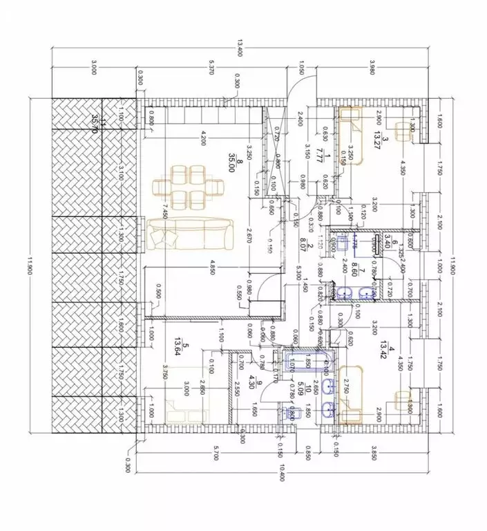 Дом в Ломоносовский район, деревня Гостилицы (146.9 м) - Фото 2