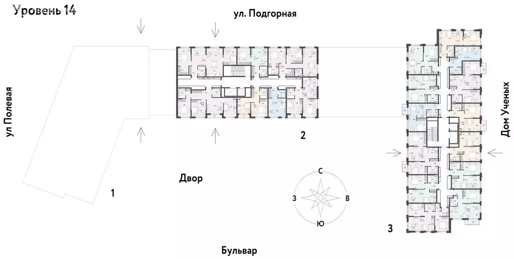 2-комнатная квартира: Тюмень, Подгорная улица, 73 (43.58 м) - Фото 1